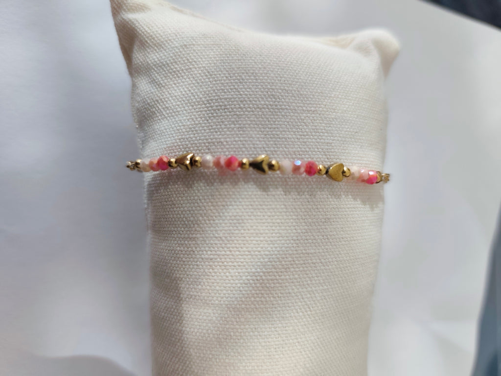 Pulseira em aço dourado criança